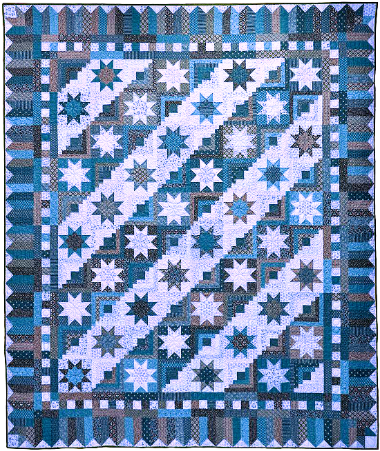 Cabin in the Stars Quilt Pattern