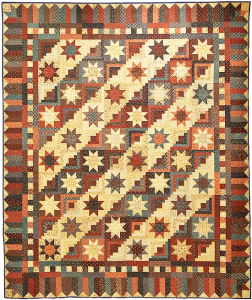 Stars Sparkle In This Log Cabin Quilt - Quilting Digest