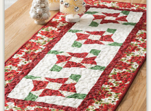 Holiday Bows Table Runner Pattern