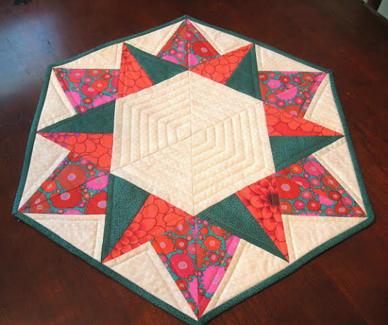 Happy Holidays Tree Skirt and Table Topper Pattern
