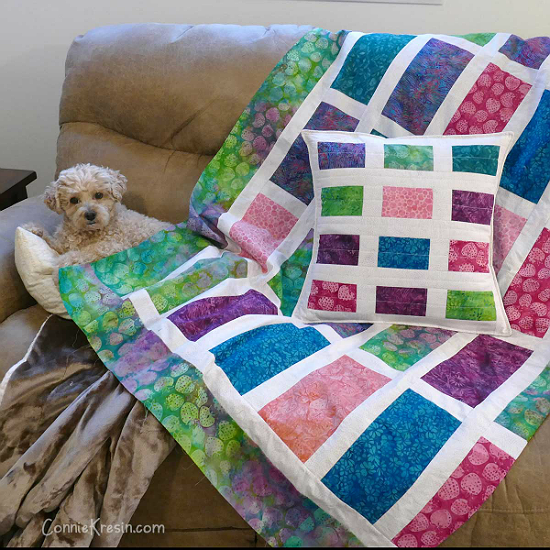Sparkles Quilt and Pillow Patterns