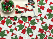 Peppermint Christmas Table Topper Pattern