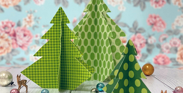 Magical Fabric Holiday Trees Tutorial