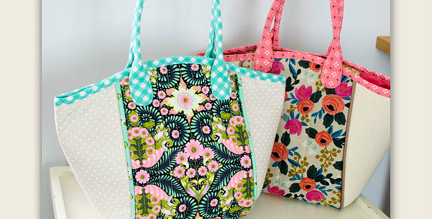 Fabric Basket Tote Tutorial