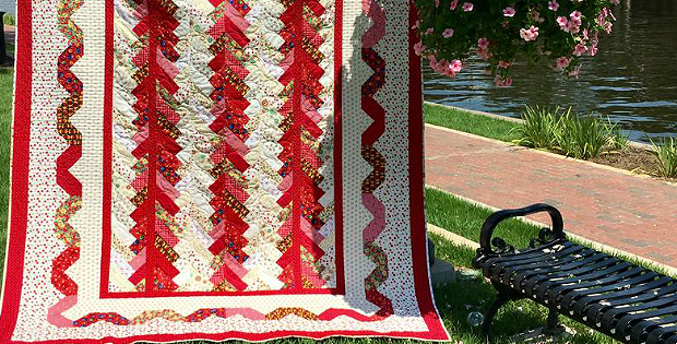 Create A Classic With This Scrappy French Braid Quilt