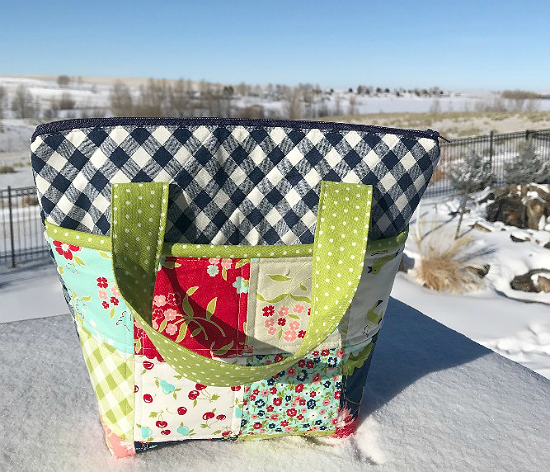  Quilted Patchwork Mini Tote Bag Tutorial