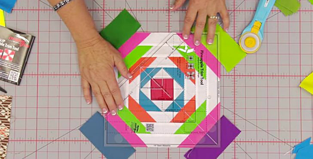 Pineapple Quilt Block Tutorial