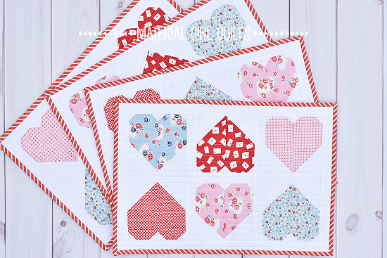 Sweetheart Valentine Placemats