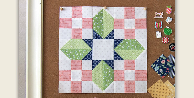 Stellar Star Quilt Block Pattern