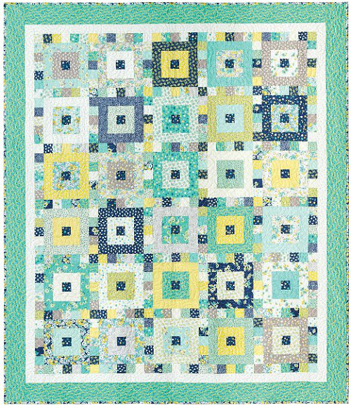 Jardin Bleu Quilt Pattern