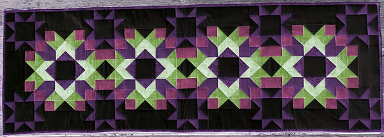 Easy Stars Pieced Table Runner Pattern