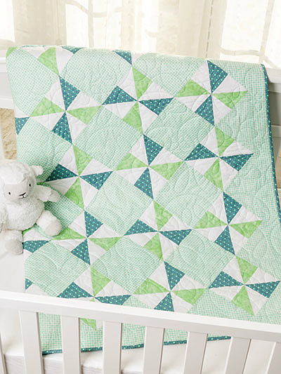 Green best sale cot quilt