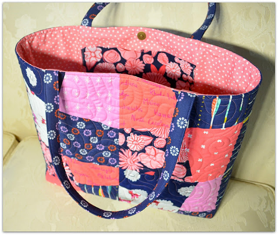 Crazy-Patch Quilted Tote Tutorial