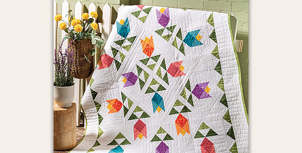 Tulip Garden Quilt Pattern