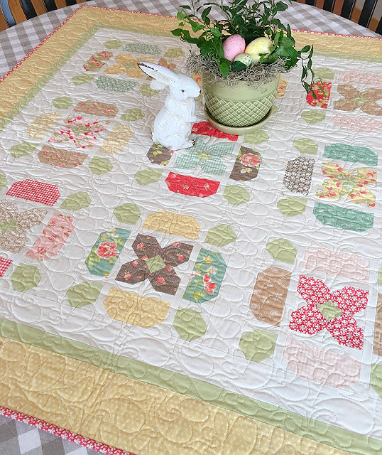 Flower Tile Quilt Pattern