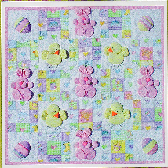 Bunny Rabbit and Eggs Quilt Pattern