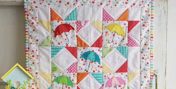 Springtime Showers Mini Quilt Pattern