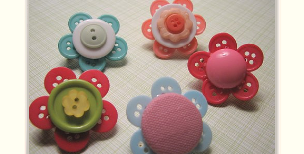 Button Flower Tutorial