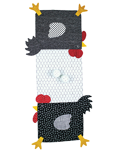 Chickens on the Runner Table Set Pattern