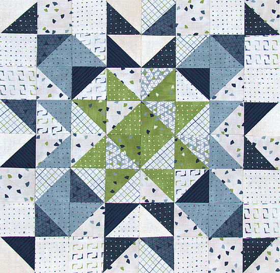 Hampshire Star Block Pattern
