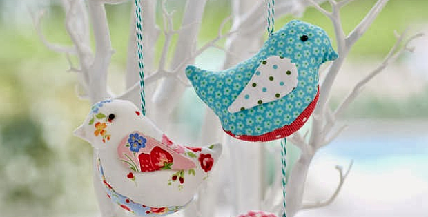 Fabric Birds Pattern