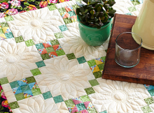 Flower Power Table Quilt Pattern