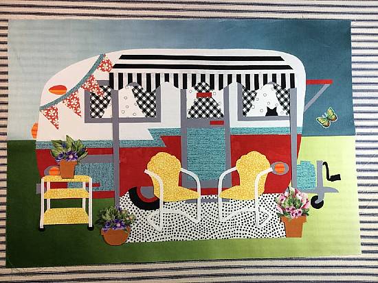 Happy Glamper Placemat Pattern
