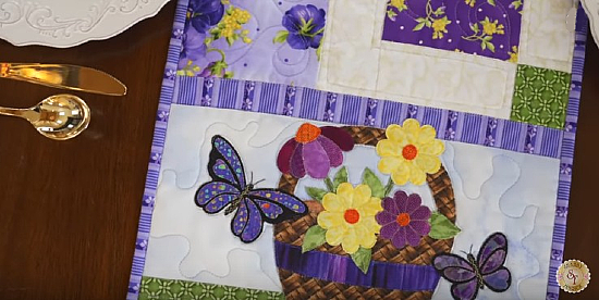 Easy Pieced Table Runner Series - May