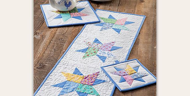 Floating Stars Table Set Pattern