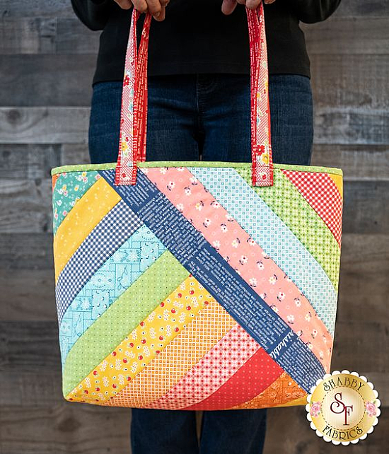 Quilt-As-You-Go Alexandra Tote Bag Pattern
