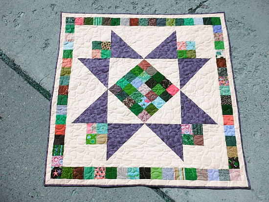 Star Kissed Baby Quilt Tutorial