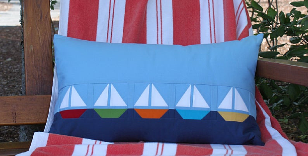 Set Sail Pillow Sham Pattern
