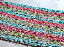 Use Up Excess Fabric in a Charming Braided Rag Rug