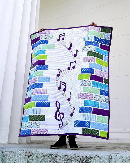 Treat A Music Lover To This Wonderful Quilt Quilting Digest