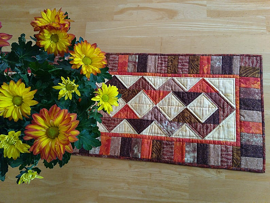 Stretch Quilted Table Runner Pattern