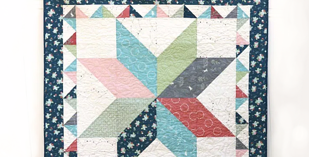 5 Easy Lone Star Crib Quilt Tutorial