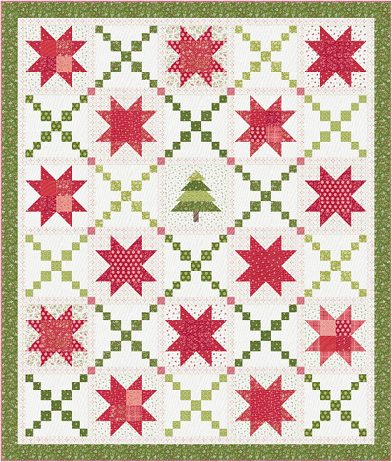 Sugar Pine Stars Quilt Pattern (New)