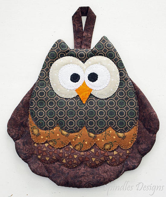 Owl Tea Towel and Hot Pad Pattern