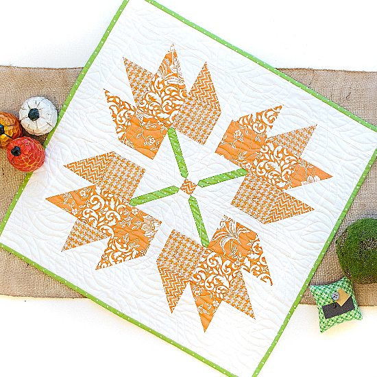 Maple Leaf Mini Quilt Pattern