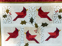 Winterberry Cardinals Quilt Pattern