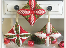 Cathedral Window Ornaments Tutorial