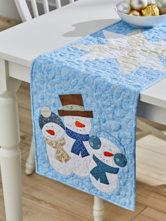 brighten-your-table-all-winter-with-cute-snowmen-quilting-digest