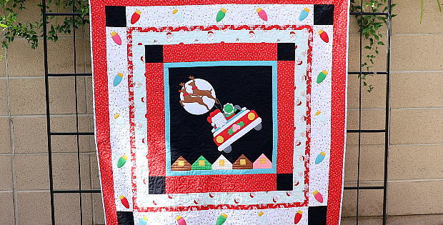 Midnight Ride With Mrs. Claus Quilt Pattern