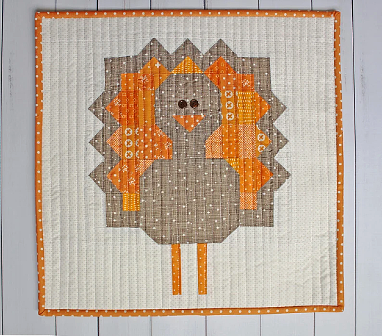 Gobble Gobble Turkey Pillow Cover Pattern