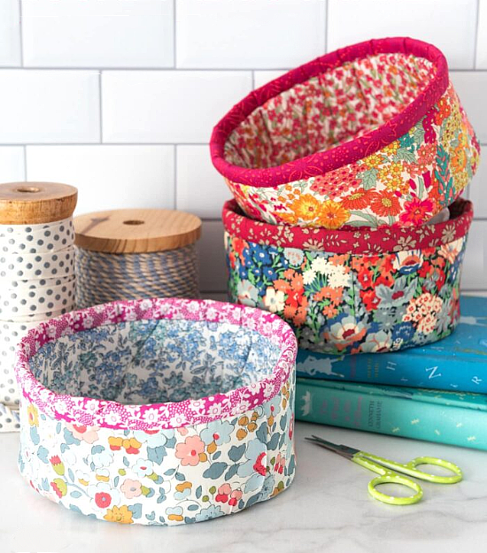 Laundry basket sewing online pattern