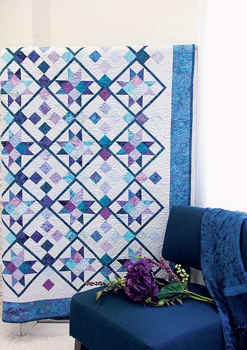 Berry Berry Blue Quilt Pattern