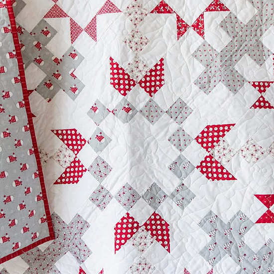 Jelly Snowflake Quilt Pattern