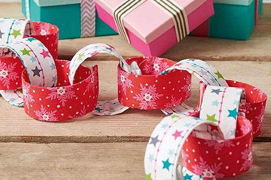 Make a Fabric Chain Garland to Enjoy for Years