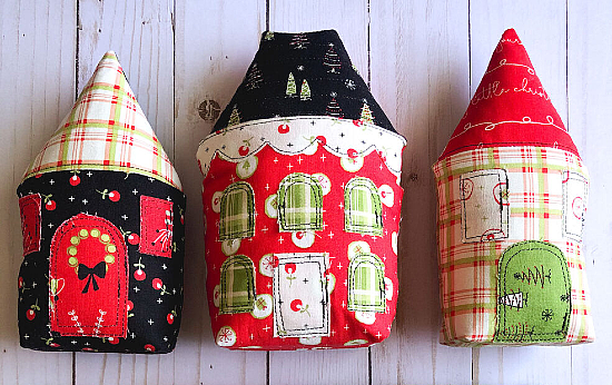 Merry Little Christmas Village Pattern