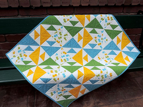 Bright Baby Quilt Pattern